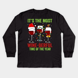 Its the most winederful time of the year Kids Long Sleeve T-Shirt